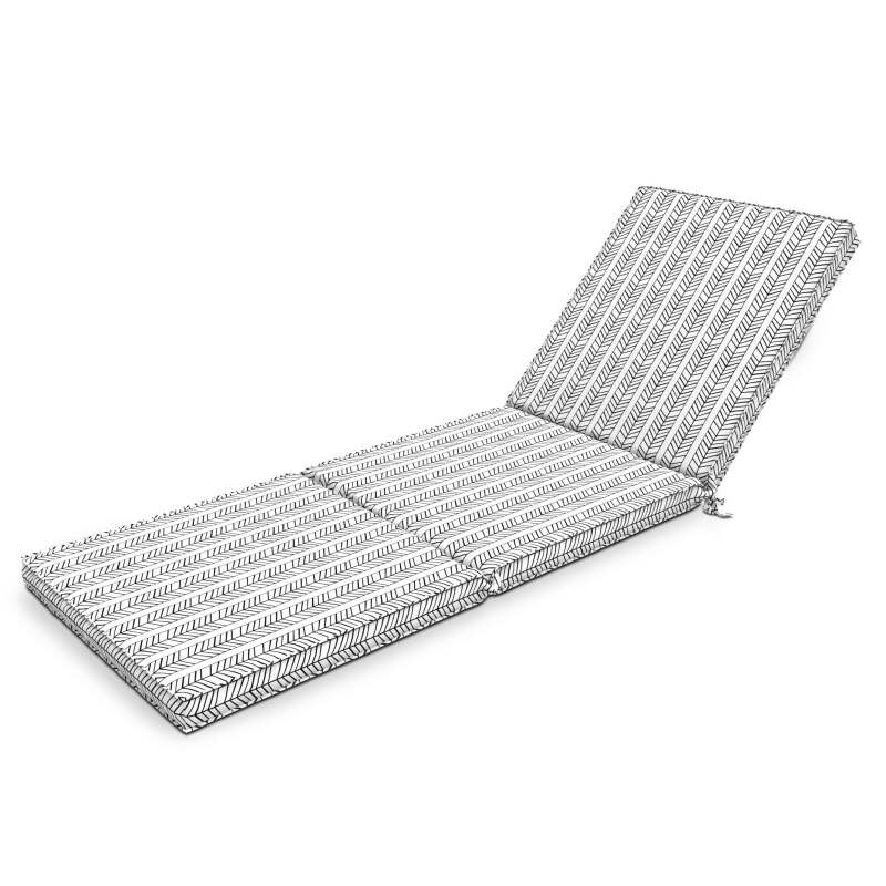 Colchón de tumbona con estampados