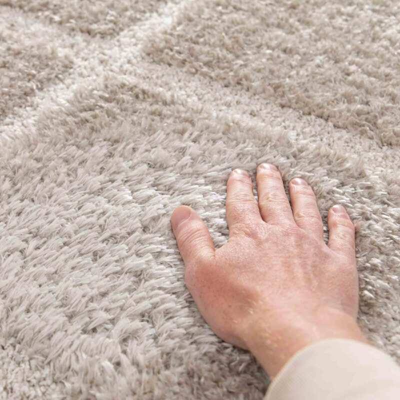 Alfombra shaggy rectangular de poliéster reciclado (5/7)