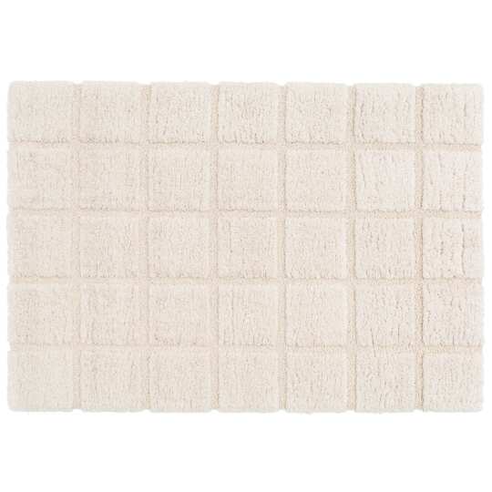 Alfombra shaggy rectangular de poliéster reciclado