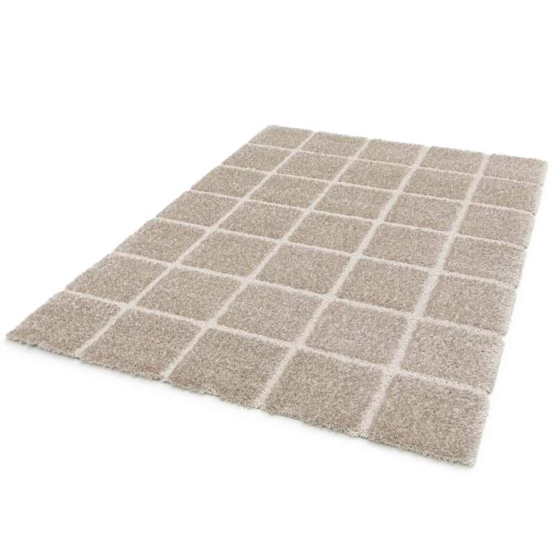 Alfombra shaggy rectangular de poliéster reciclado (2/7)