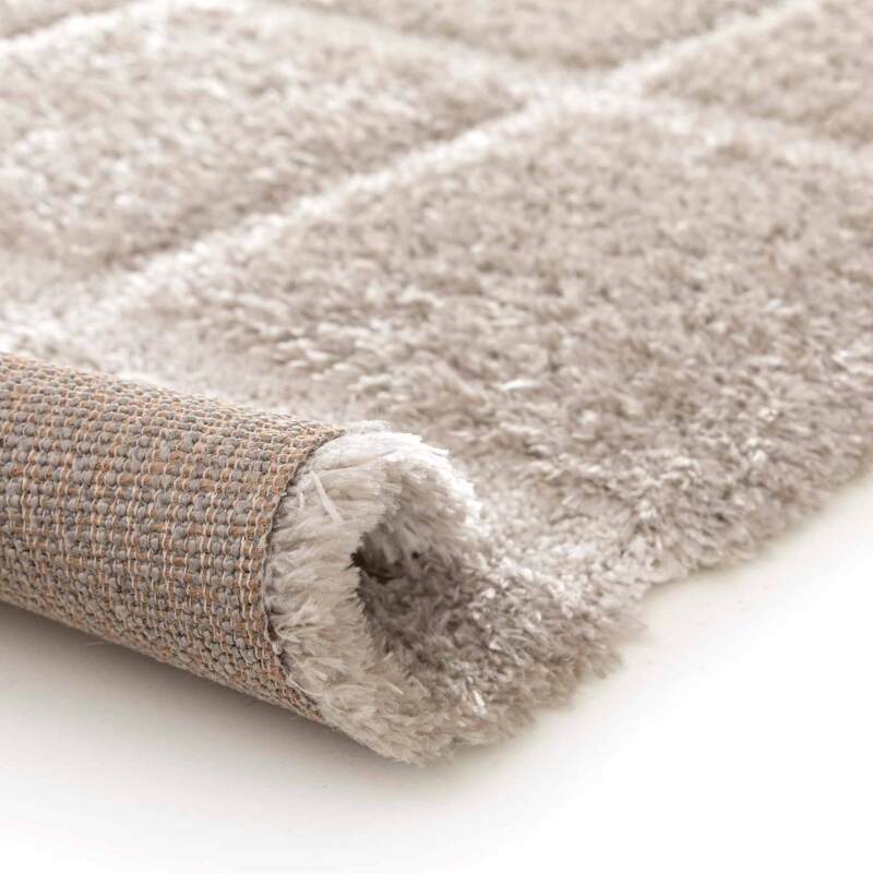 Alfombra shaggy rectangular de poliéster reciclado (4/7)