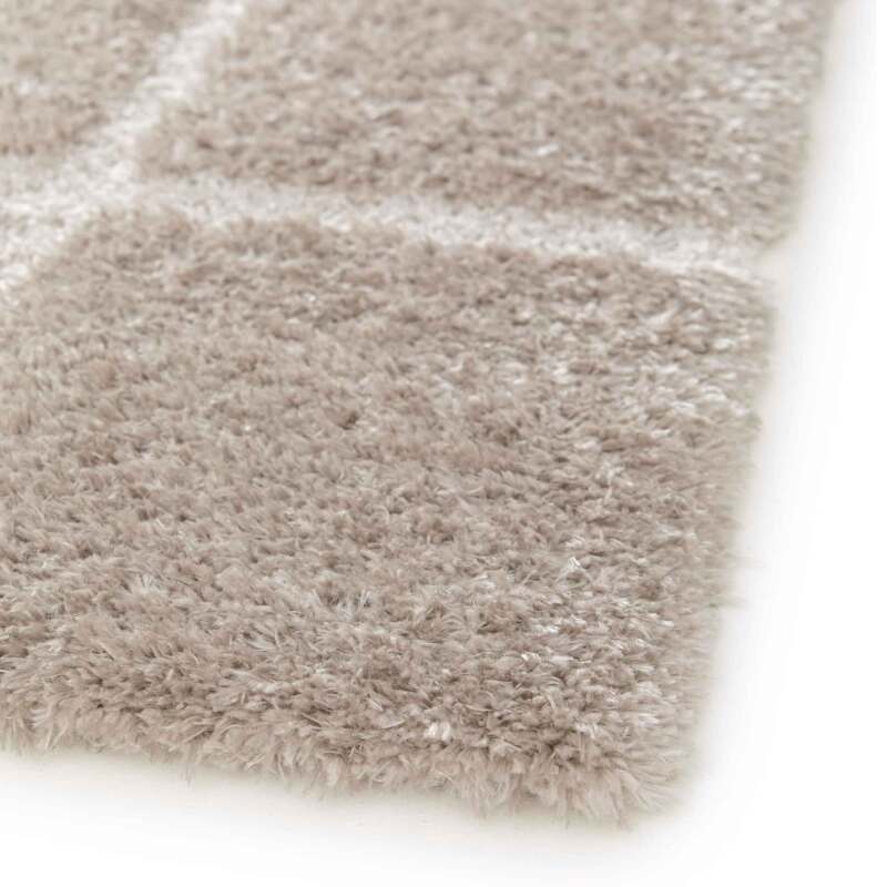 Alfombra shaggy rectangular de poliéster reciclado (6/7)