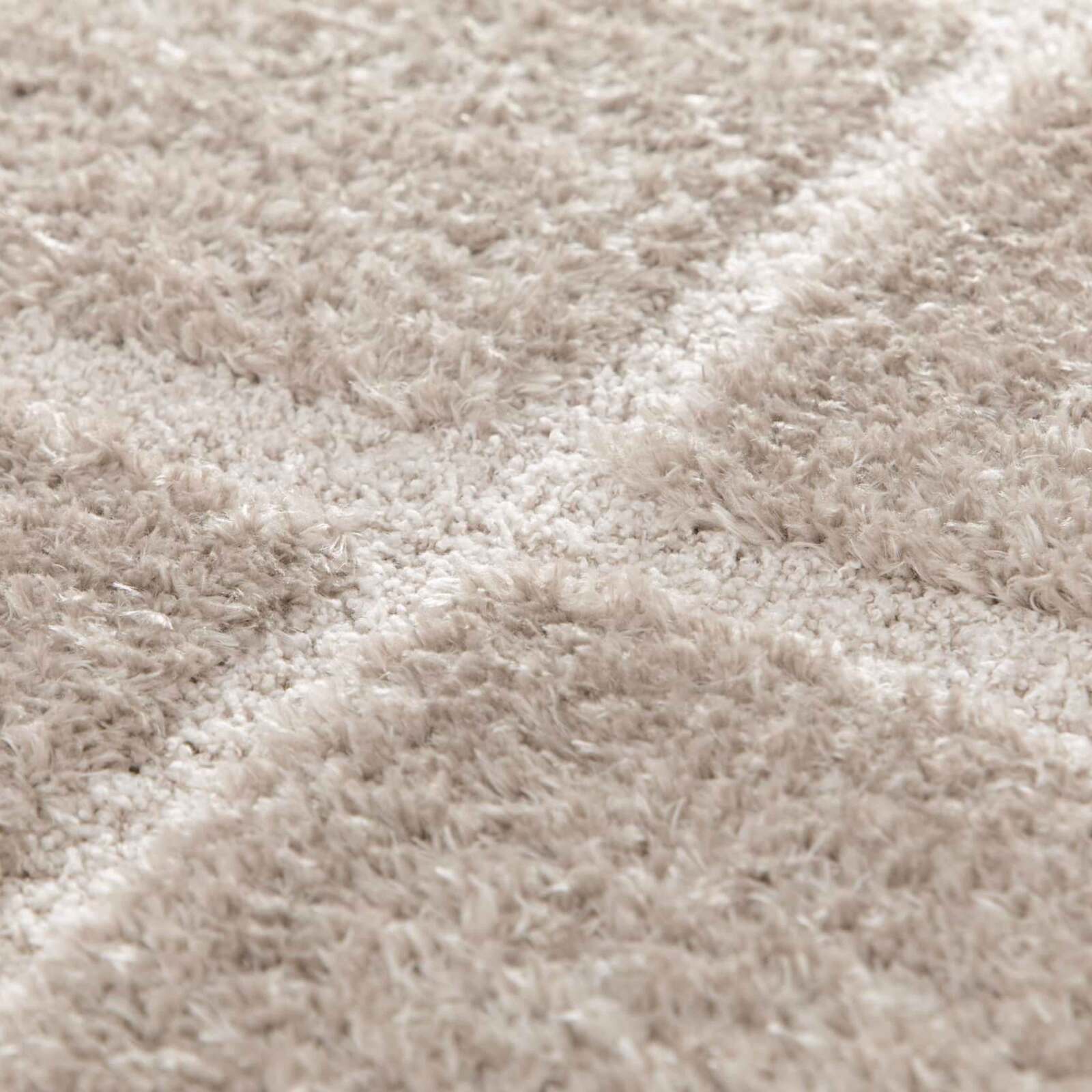 Alfombra shaggy rectangular de poliéster reciclado