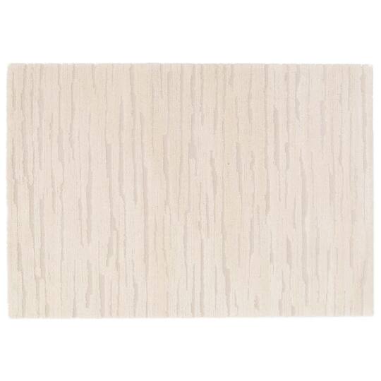 Alfombra shaggy rectangular de poliéster y polipropileno