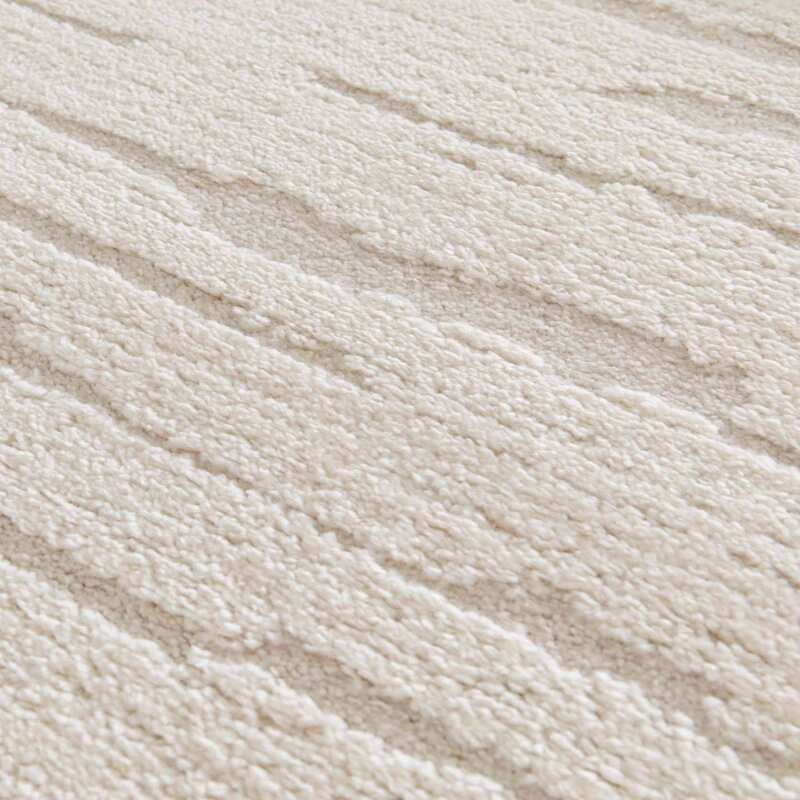 Alfombra shaggy rectangular de poliéster y polipropileno (3/6)