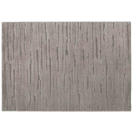 Alfombra shaggy rectangular de poliéster y polipropileno