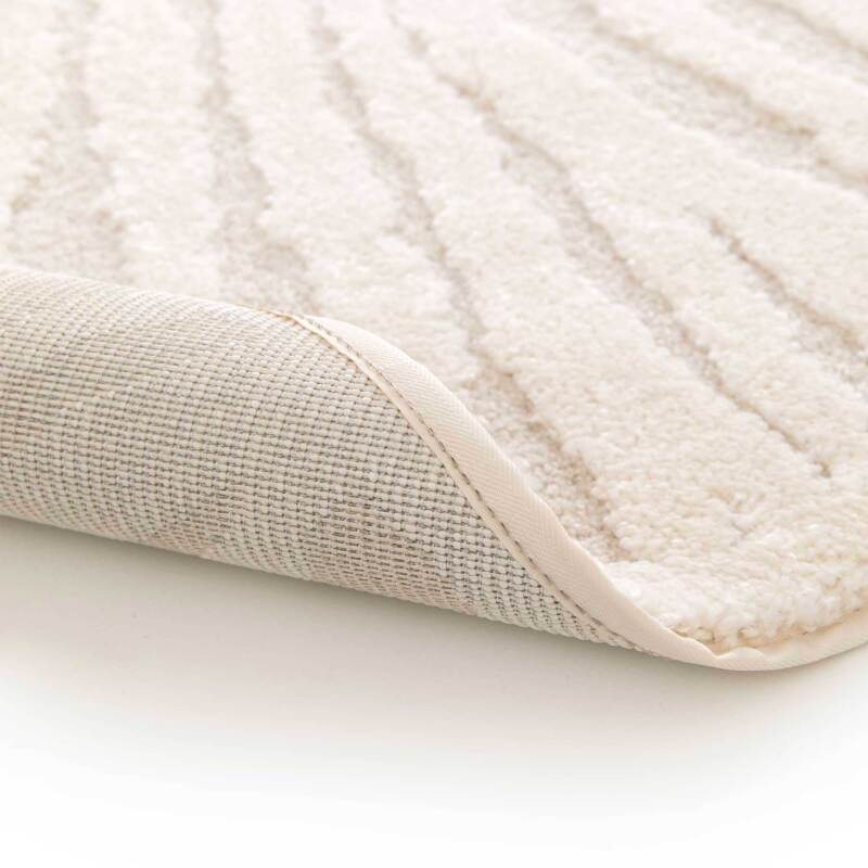 Alfombra shaggy redonda de poliéster y polipropileno (4/7)