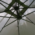 Juego de sombrilla colgante inclinable (3 x 3 m) + 4 losas lastradas