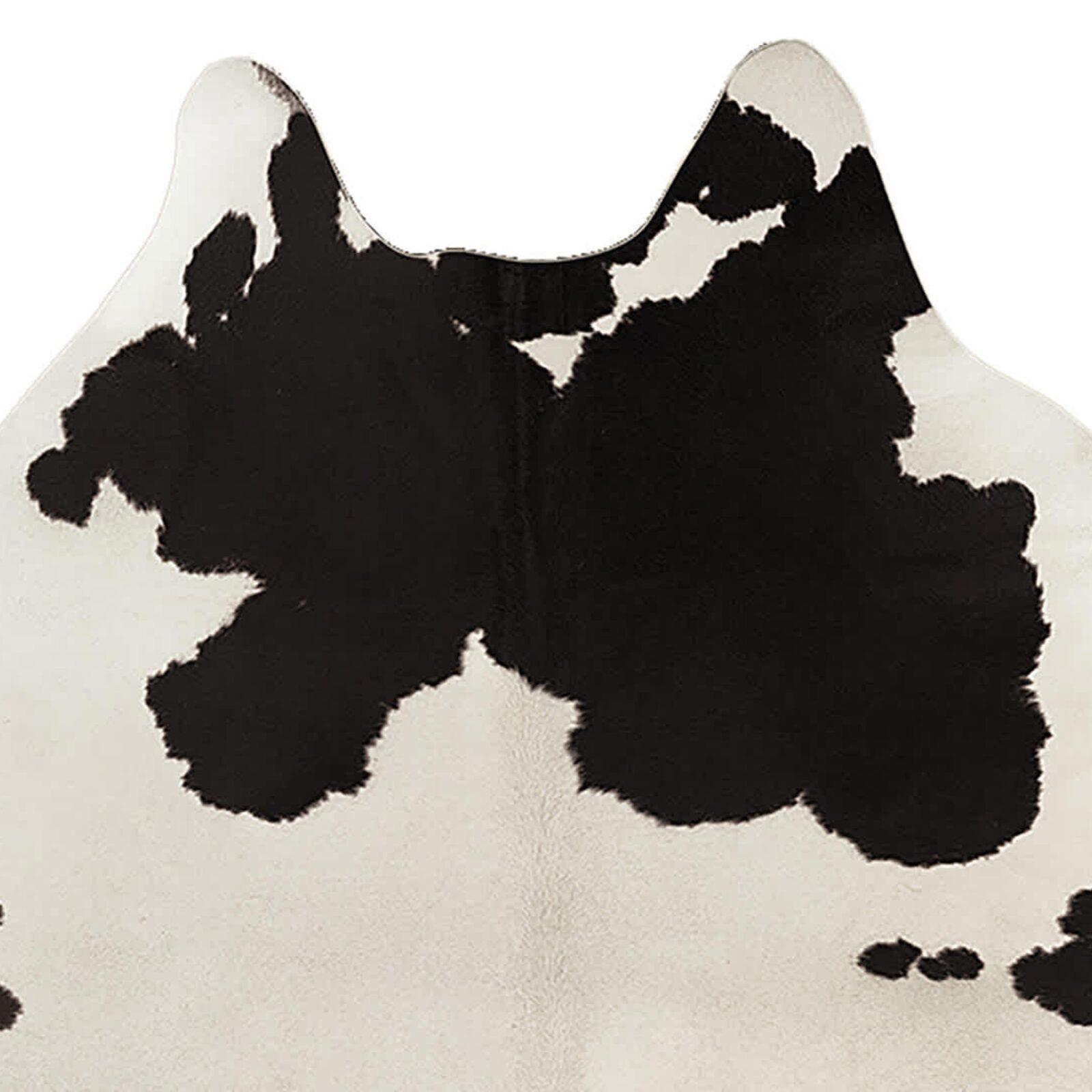 Alfombra imitación piel de vacuno 155 x 190 cm