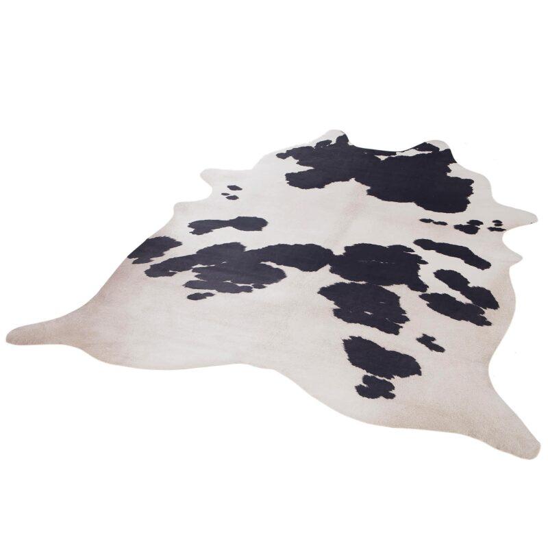 Alfombra imitación piel de vacuno 155 x 190 cm