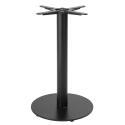 Pata de mesa de acero y hierro fundido negro ⌀45x72cm
