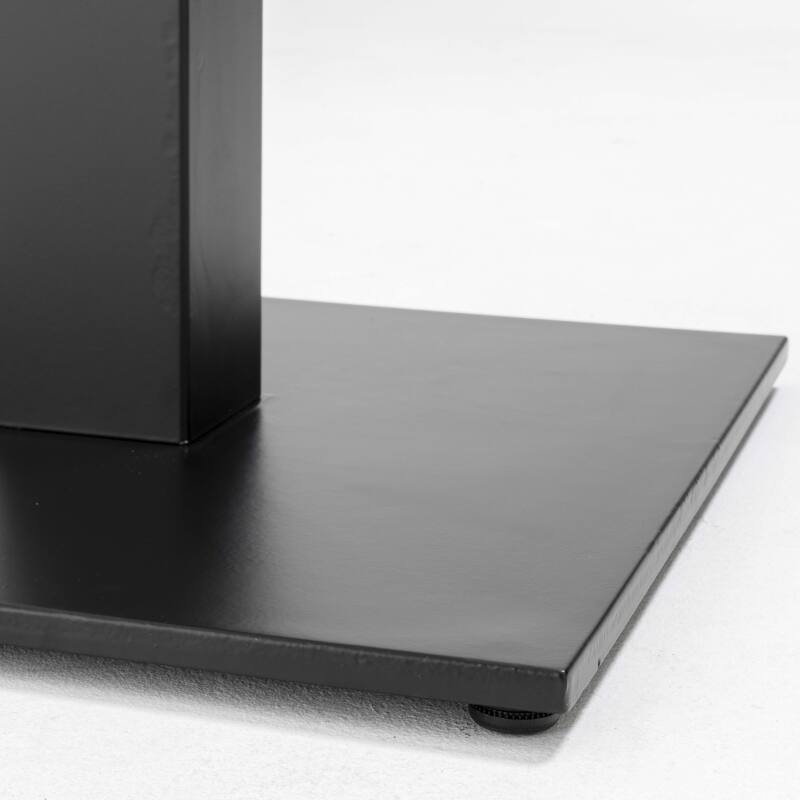 Base de mesa de acero y hierro fundido 45 x 73 cm