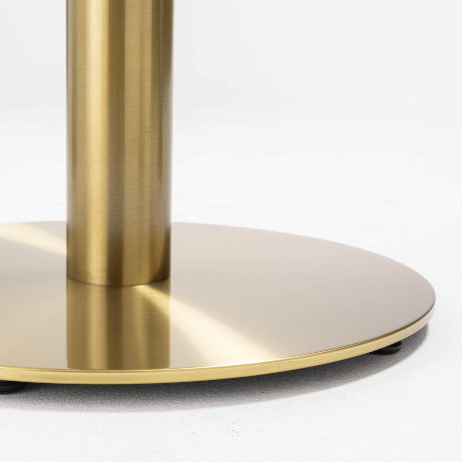 Base de mesa de acero inoxidable