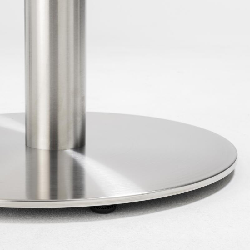 Base de mesa de acero inoxidable
