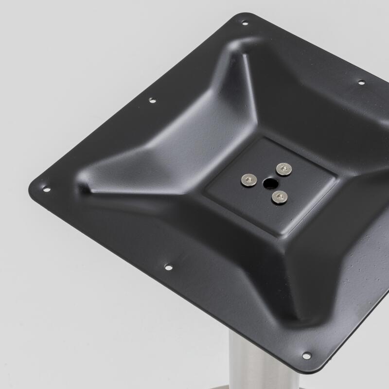 Base de mesa de acero inoxidable