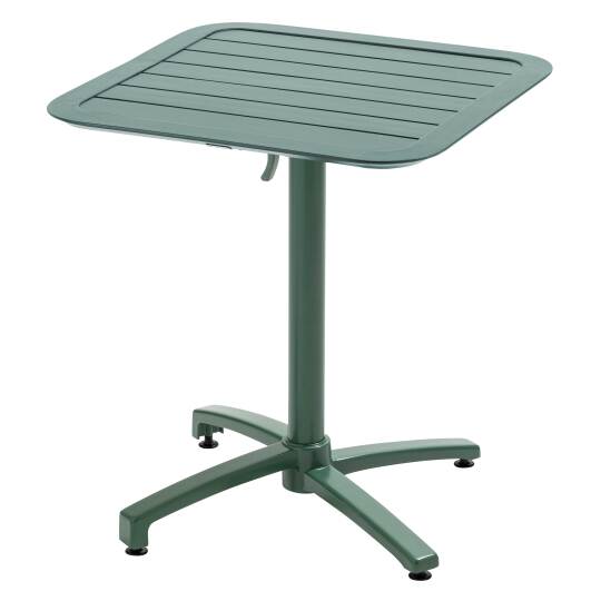 Mesa de terraza basculante de aluminio 70x70 cm