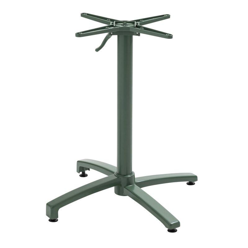 Pie de mesa con sistema inclinable de 72 cm en aluminio