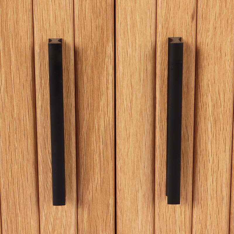 Mueble TV en melamina y acero 120 cm