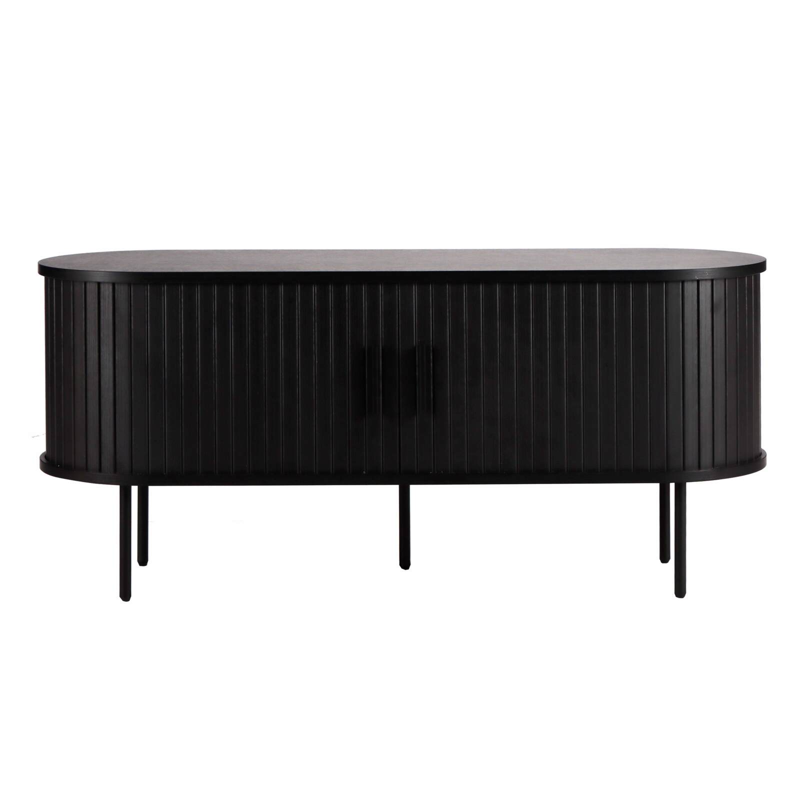 Mueble TV en melamina y acero 120 cm