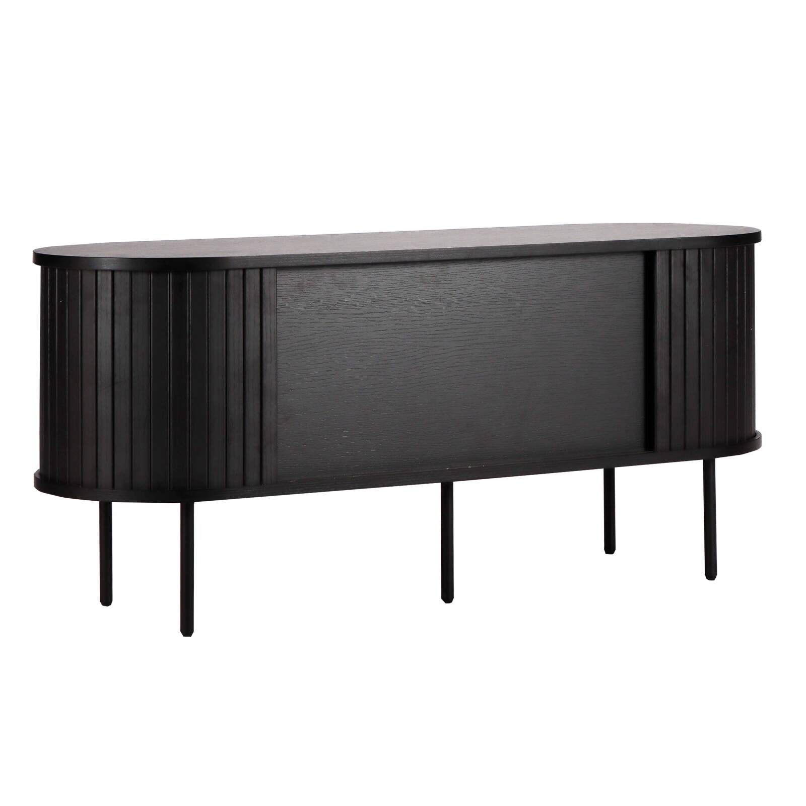 Mueble TV en melamina y acero 120 cm