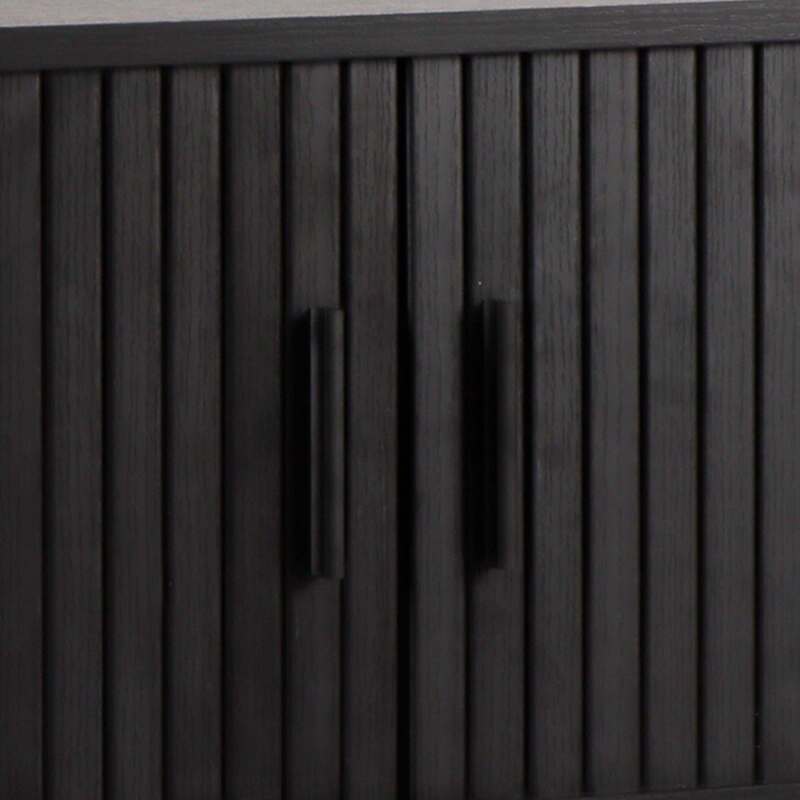 Aparador de 2 puertas en melamina y acero 140 cm (5/6)