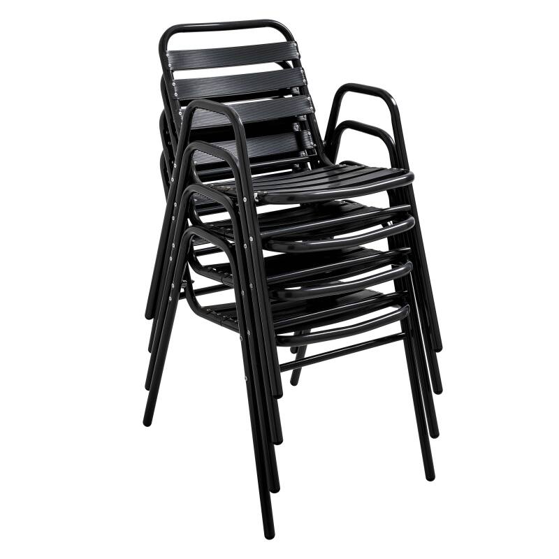 Silla de jardín de aluminio con reposabrazos (3/7)