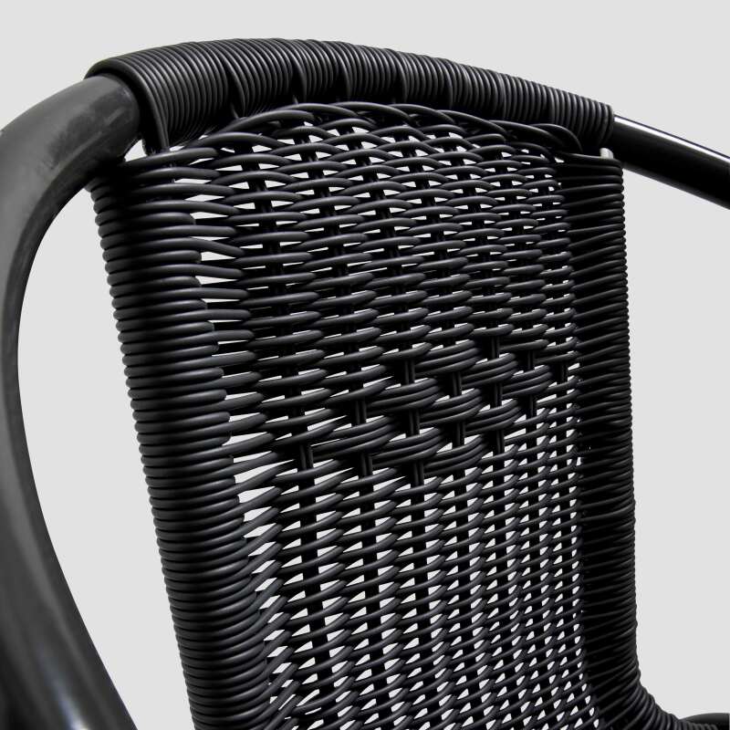 Silla de jardín de aluminio y resina con reposabrazos (6/7)