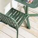Silla de jardín de diseño de aluminio