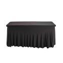 Funda mantel para mesa 162cm negro