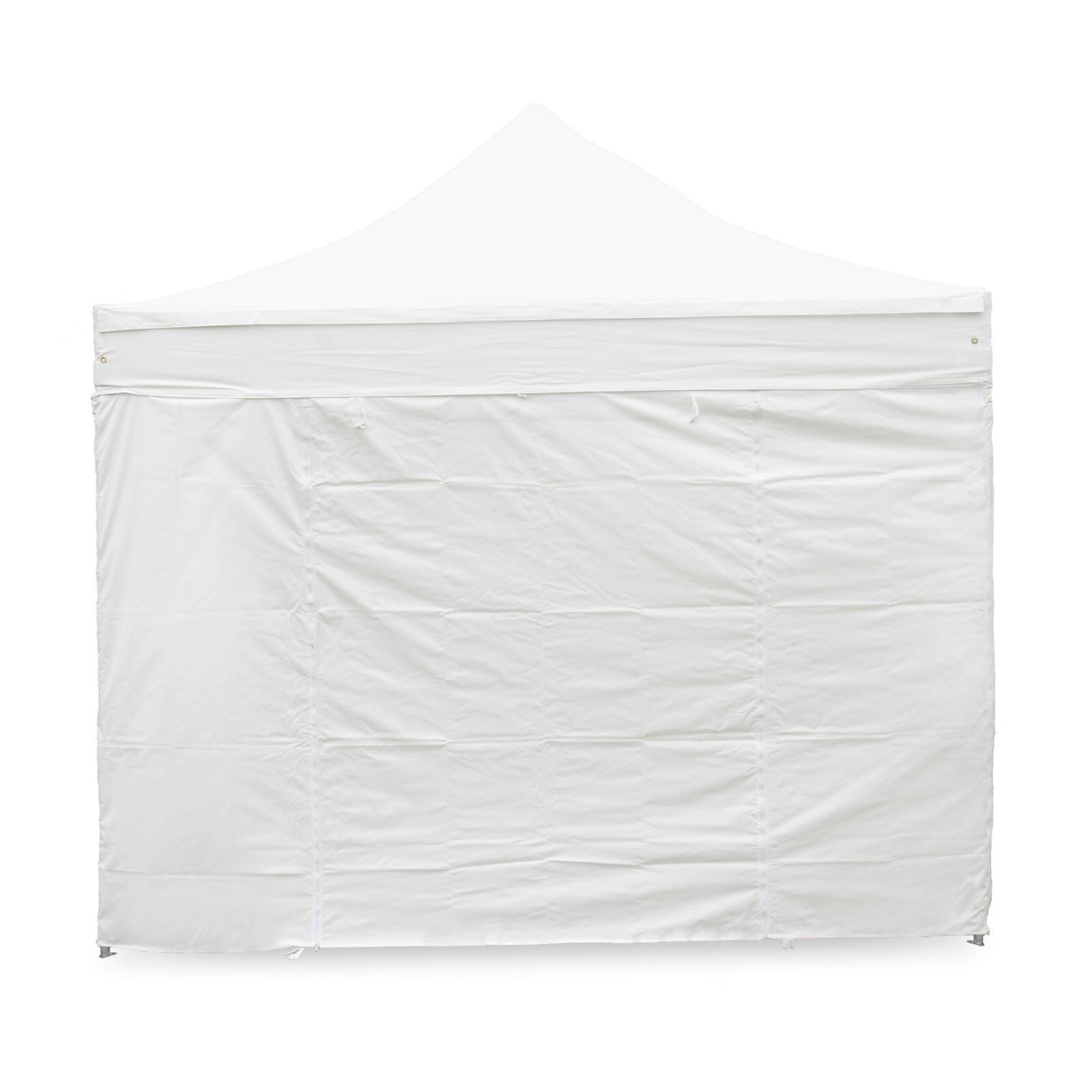 Pared de puerta blanca con cremallera 4m - 300g/m²