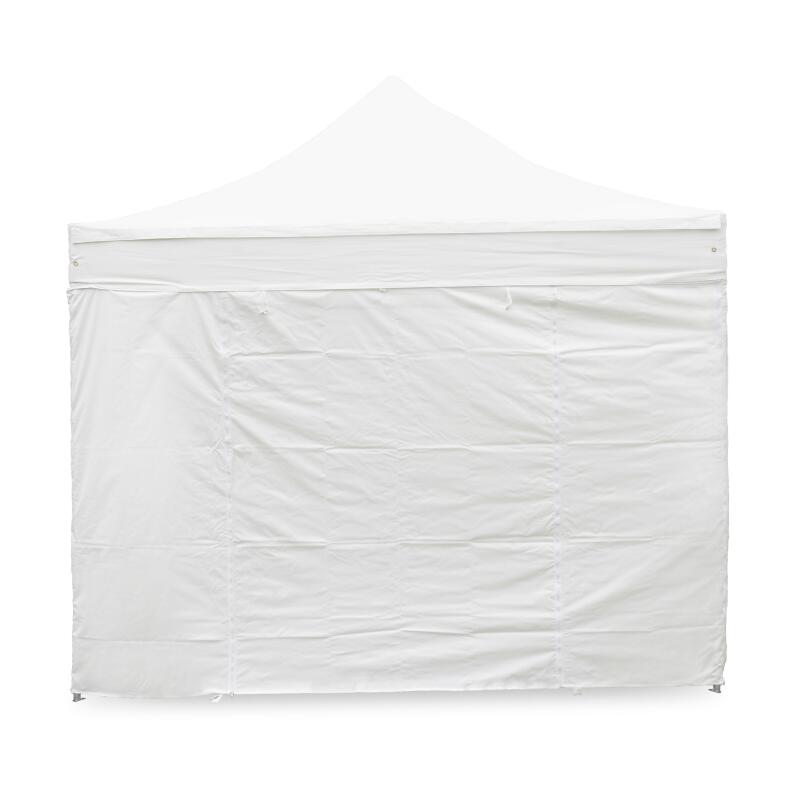 Pared de puerta blanca con cremallera 4m - 300g/m²