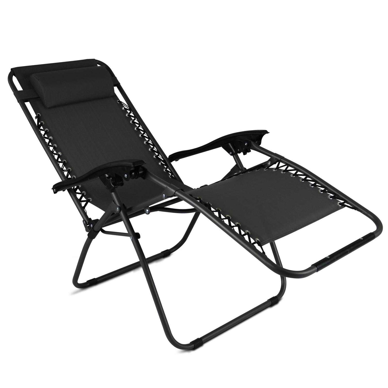 Lote de 2 sillones de relax plegable, reclinable 2 posiciones Lote de 2 sillones de relax plegable, reclinable 2 posiciones