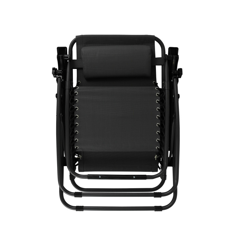 Lote de 2 sillones de relax plegable, reclinable 2 posiciones