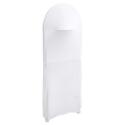 Funda para silla plegable blanca