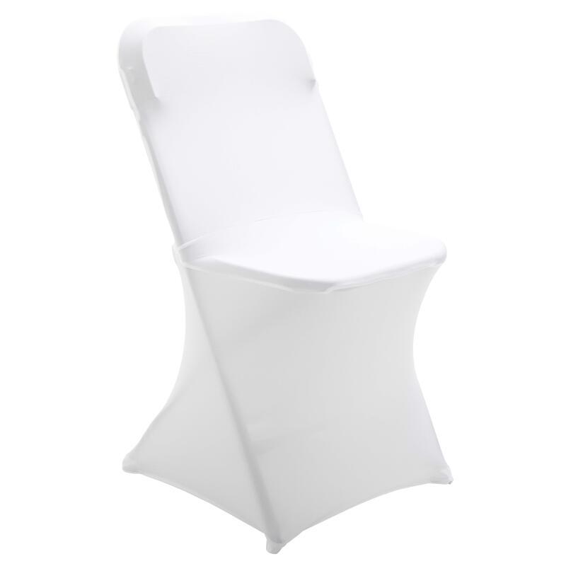 Funda para silla plegable blanca