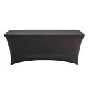 Funda de mantel para mesa plegable 180cm negro