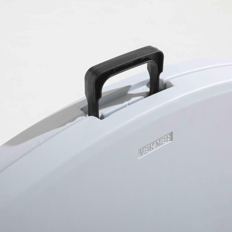 Mesa plegable redonda y sillas plegables 8 plazas 150cm HDPE