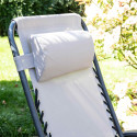 Lote de 2 sillones de relax plegable, reclinable 2 posiciones