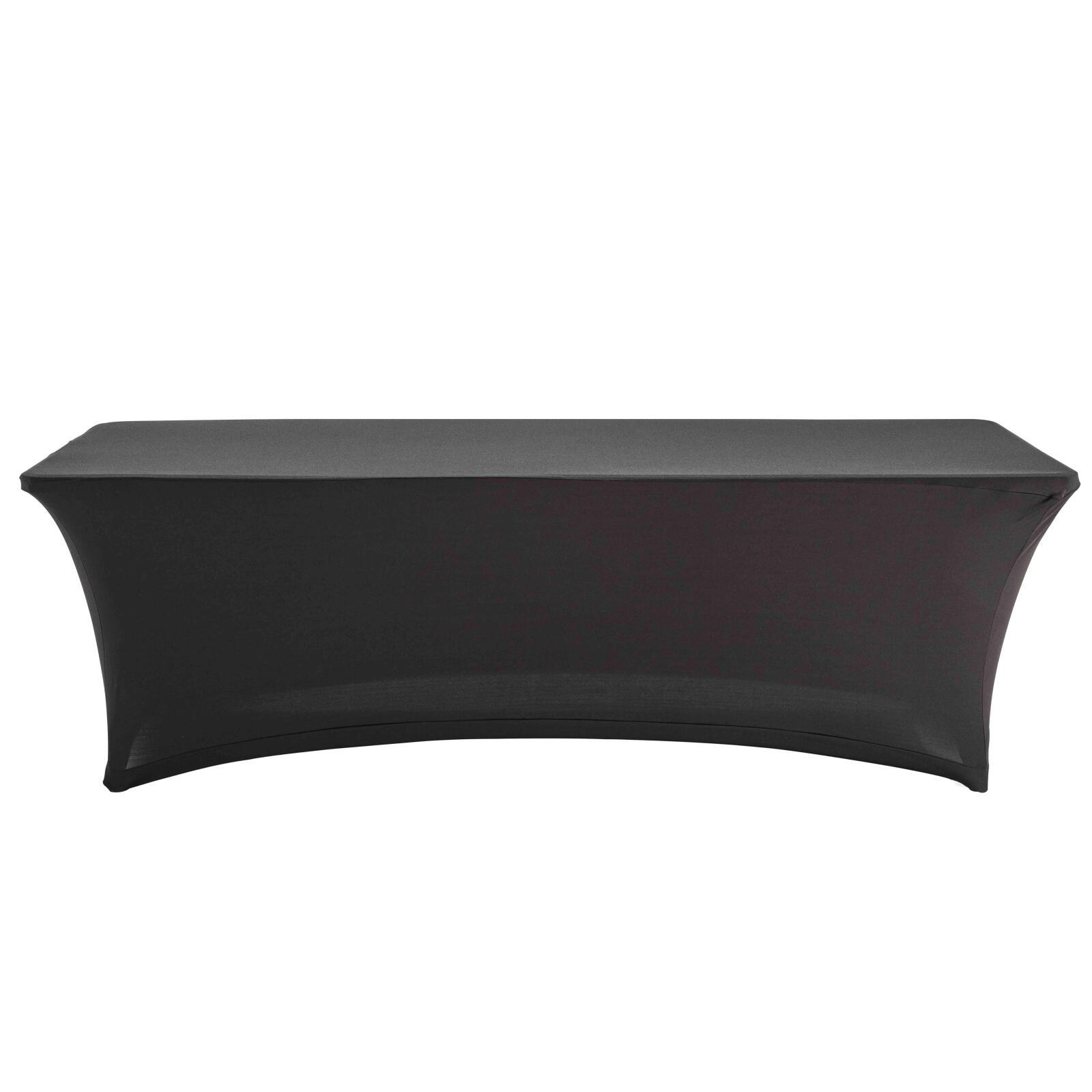 Funda de mantel para mesa plegable 244cm negro