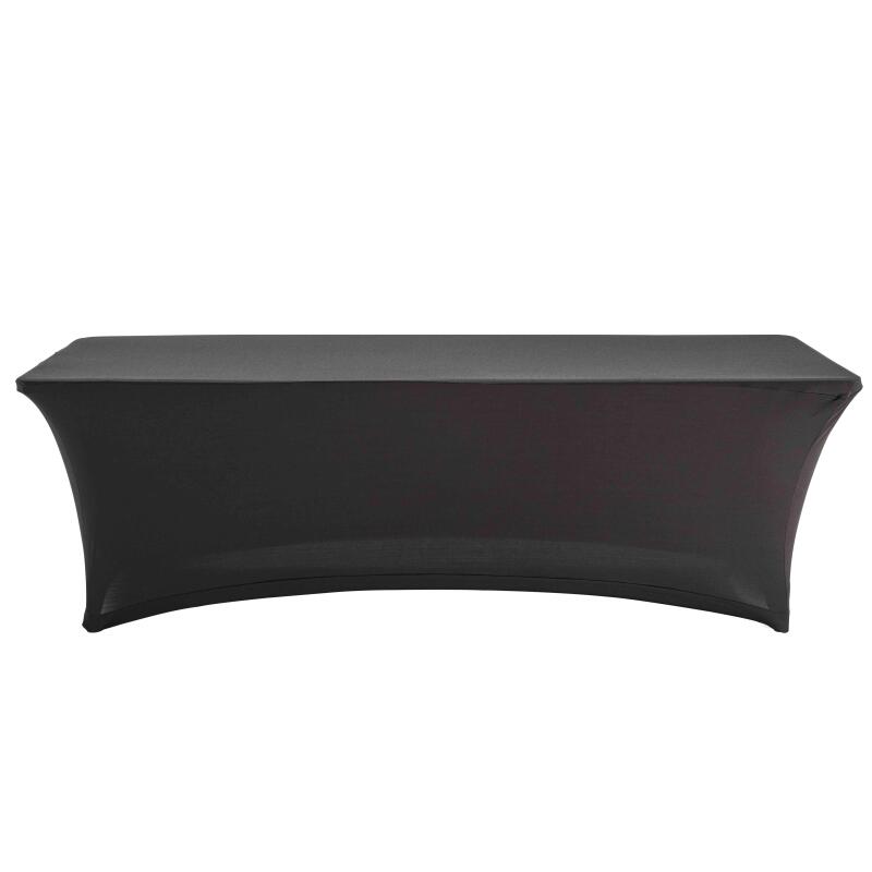 Funda de mantel para mesa plegable 244cm negro