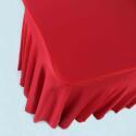 Funda mantel elastico para mesa 180cm rojo