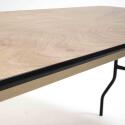 Mesa plegable madera 180cm 8 plazas