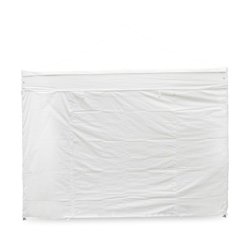 Puerta de pared blanca con cremallera 4,5m - 300g/m²