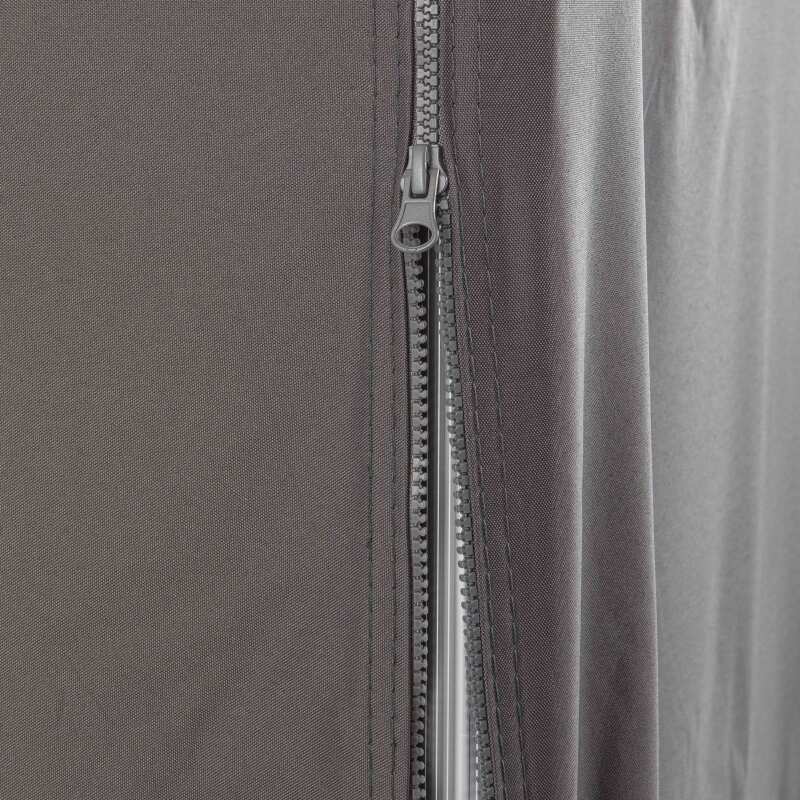 Pared ventana gris 4,5m - 300g/m²