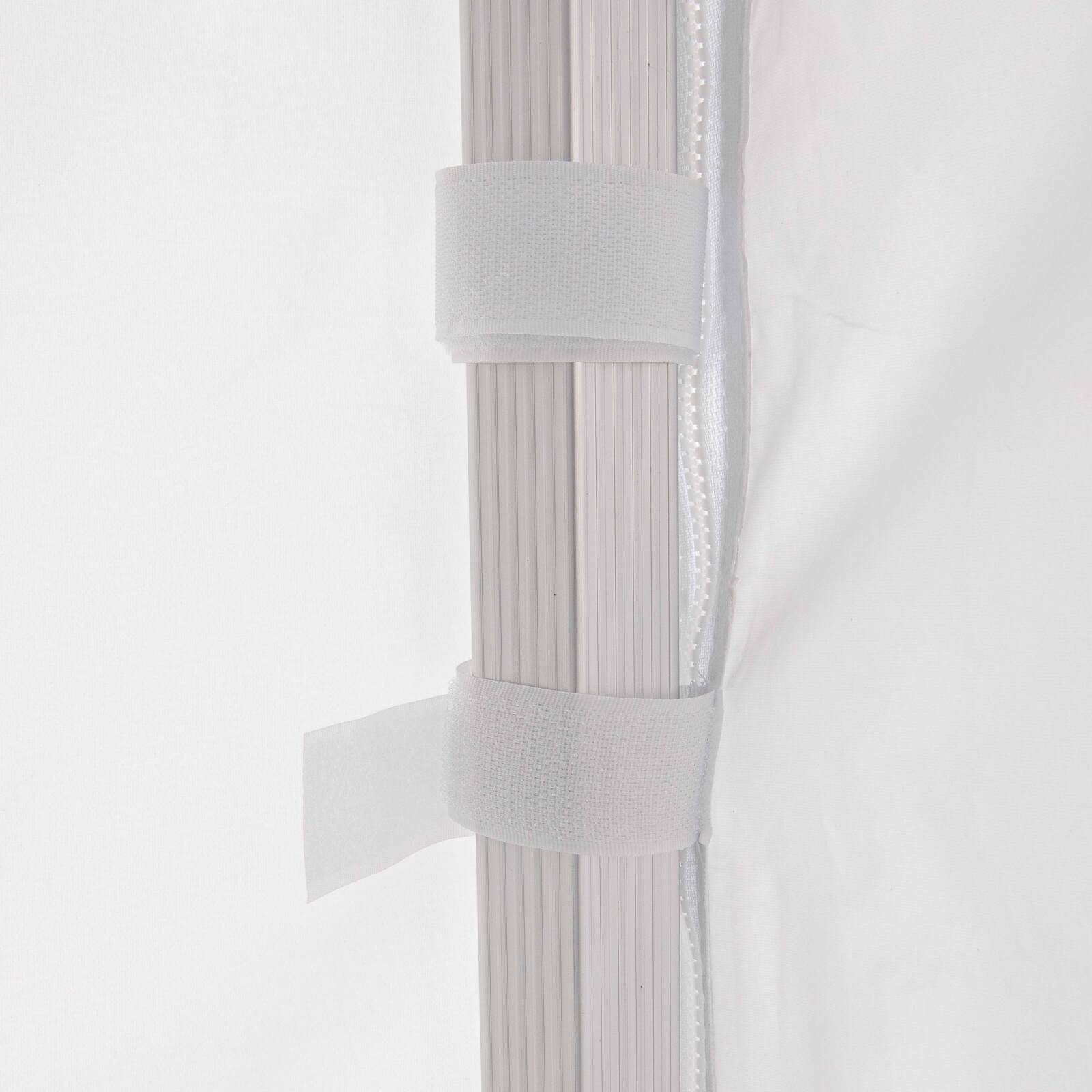 Puerta de pared blanca con cremallera 4,5m - 300g/m² Puerta de pared blanca con cremallera 4,5m - 300g/m²