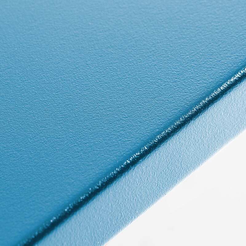 Mesa alta de jardín de metal negro mate 120 x 60 x 101 cm (2/4)