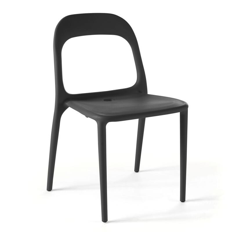 Silla de restaurante de polipropileno de diseño