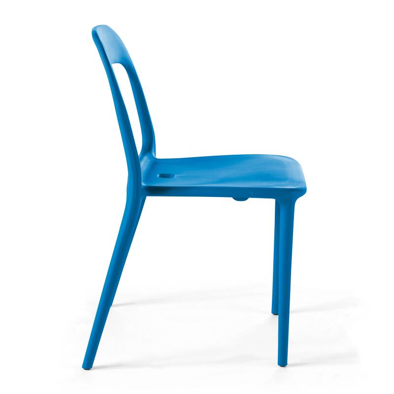Silla de restaurante de polipropileno de diseño (5/9)