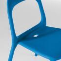 Silla de restaurante de polipropileno de diseño