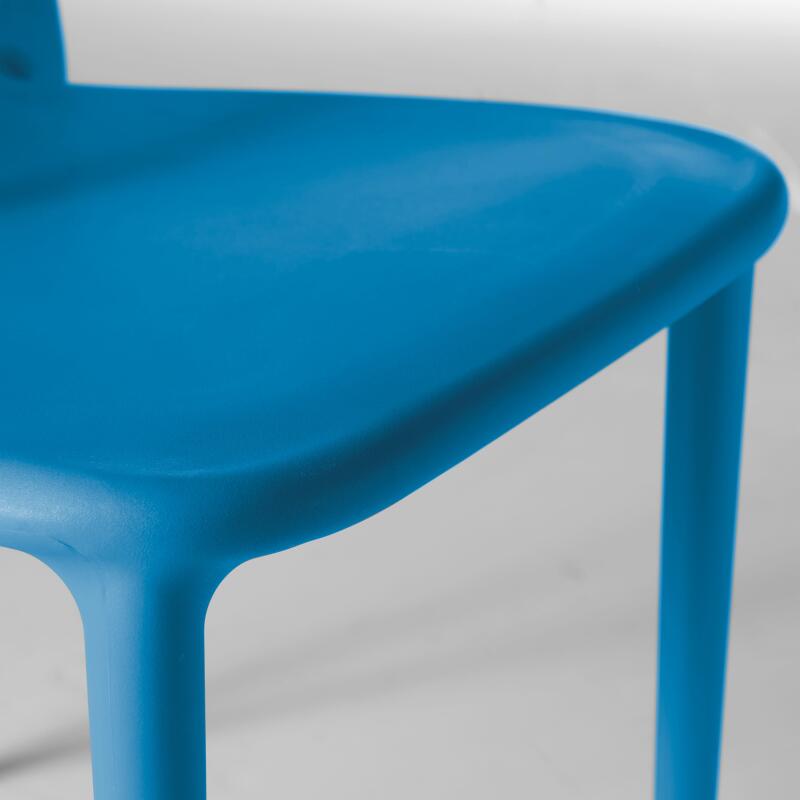 Silla de restaurante de polipropileno de diseño (8/9)